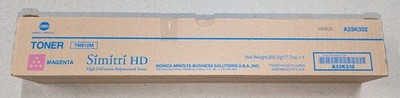 Genuine Konica Minolta TN512M A33K332 Magenta Toner Cartridge Bizhub C454/454e