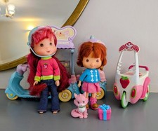 Early 2000's Bandai/Playmates Strawberry Shortcake Cake Dolls & Playset