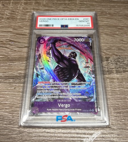 Vergo (Alternate Art) graded PSA 10 for sale on eBay