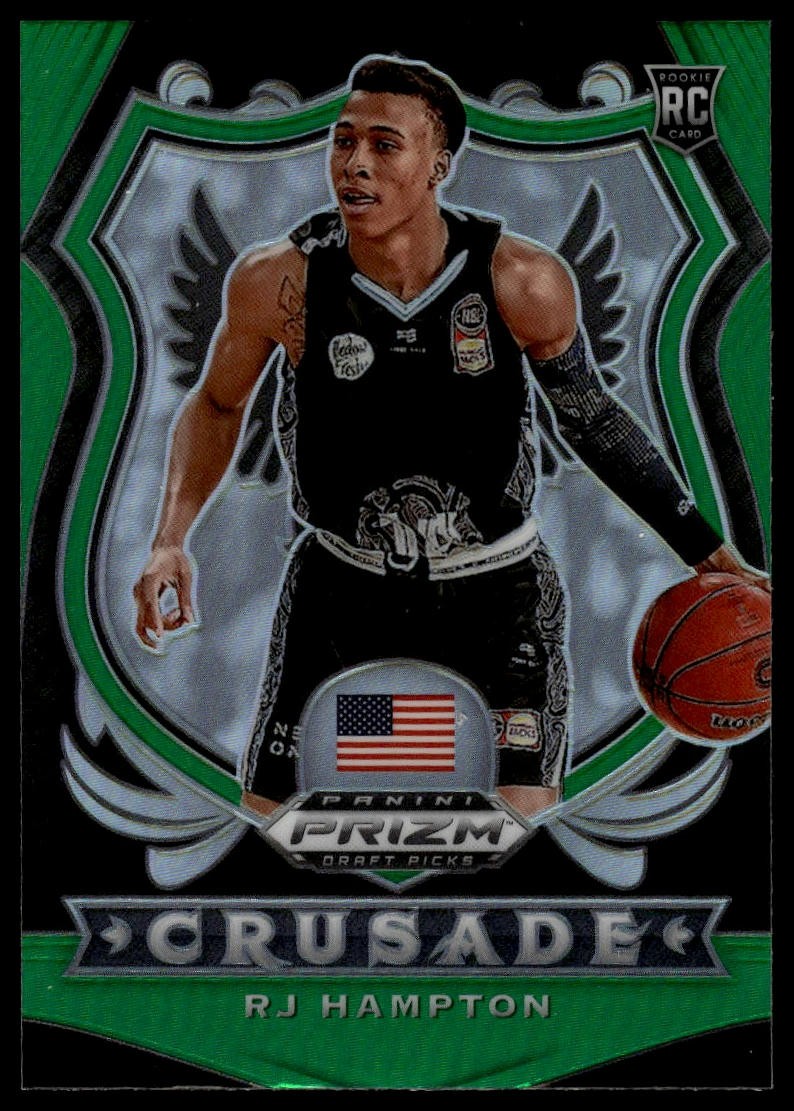 2020 Panini Prizm Draft Picks Collegiate #93 RJ Hampton Green