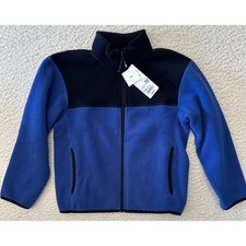 NWT Uniqlo Boys Fleece Full Zip Jacket Size 7-8