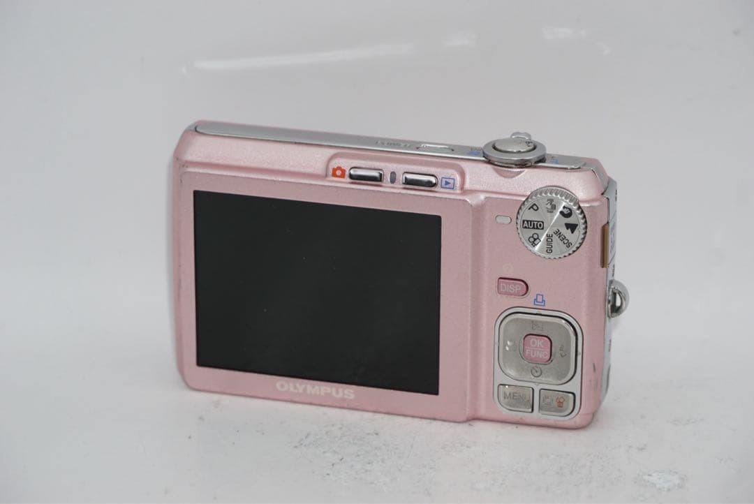 OLYMPUS FE-330 Pink Compact Digital Camera Tested Working Seller