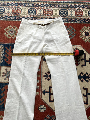 Michael Kors Women’s Linen Wide Leg Pants Sz 6 White