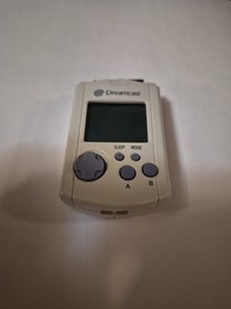 OEM Official Sega Dreamcast HKT-7000 VMU Visual Memory Unit White Tested