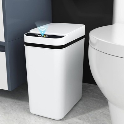 12L Automatik Sensor Mülleimer Abfalleimer mit Deckel Smart Sensor Mülleimer