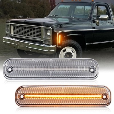 2PCS Front LED Side Marker Lights For C10 C15 C20 C25 C30 C35 K10 K15 K20 K25...