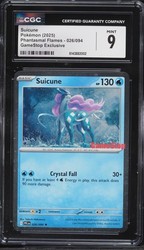 Suicune 026/094 Phantasmal Flames Cosmos Holo Knockout Exclusive