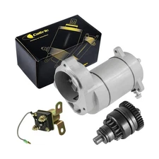 Caltric Starter Drive & Relay Solenoid Compatible With Polaris Trail Blazer 2...