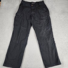 5.11 Tactical Pants Mens Large Black Cargo Ripstop Utility Taclite TDU 74280