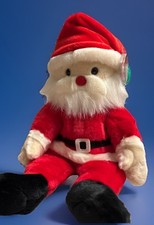 TY 2000 Large Beanie Baby Plush Original Santa Claus Christmas Holiday Very Soft