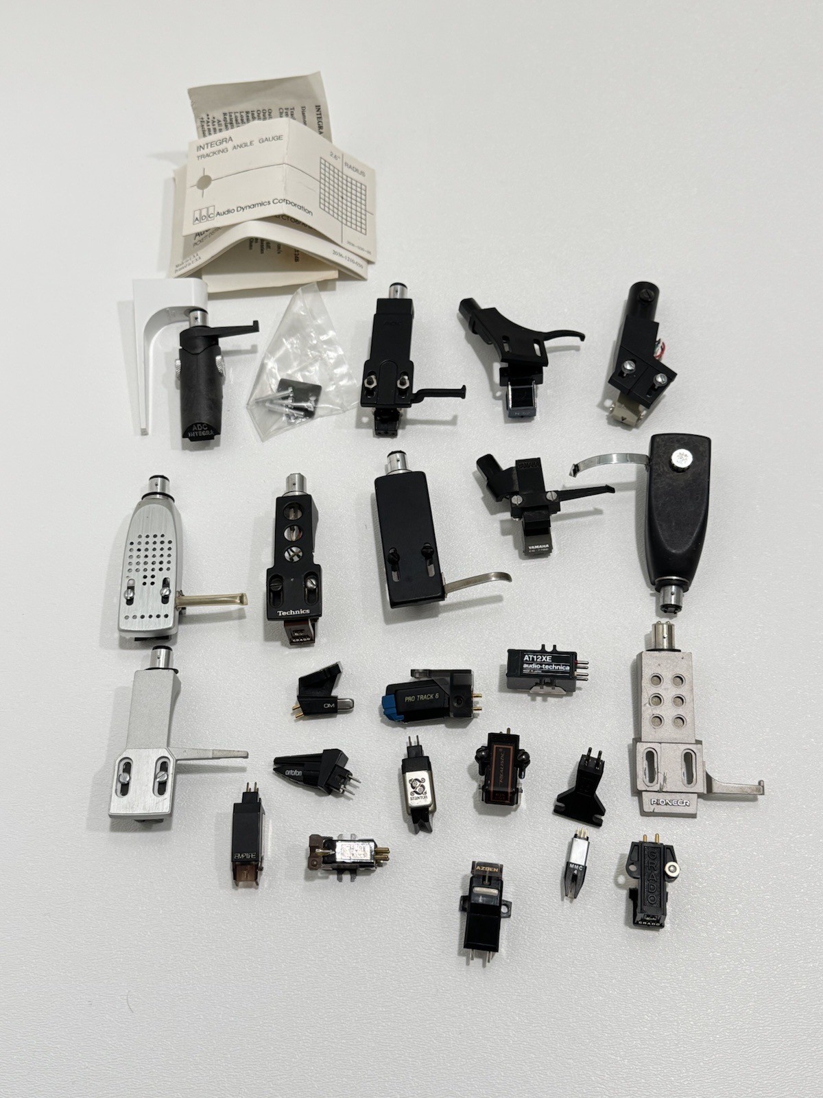 Vintage Turntable Cartridges Lot for Technics Shure Pioneer Stanton Bang Olufsen MMC 4