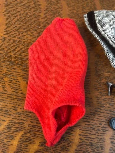 Vintage 1963 Barbie Career Girl #1954 Red Bodysuit Top Only Replacement Piece