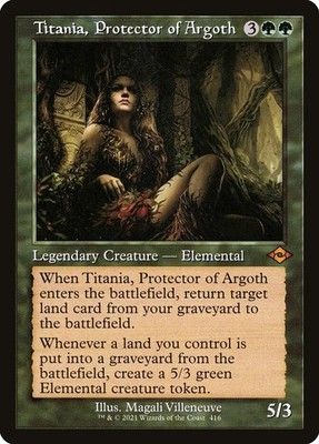 Titania, Protector Of Argoth Modern Horizon 2 Excellent Magic MTG