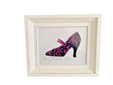 Andy Warhol Framed Print "you can lead a shoe to water, but you can’t make it..”