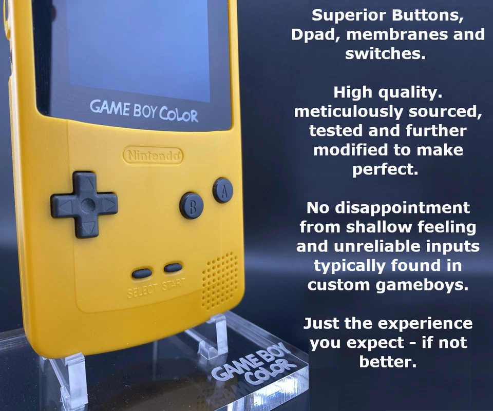 Gameboy Color OLED Screen - Premium Build - Superior Button Inputs - 9+ colours - Image 3 of 4