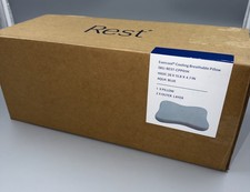 Rest Evercool Cooling Breathable Pillow- High- Aqua Blue-New