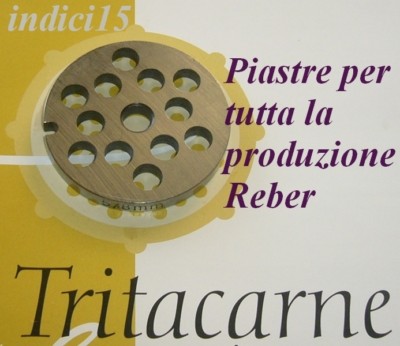 Piastra Trafila REBER Per Tritacarne N°5 Elettrico 400W 030HP Confermare Con Messaggio La Foratura Desiderata (acciaio - Foto 4