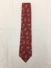 PAUL FREDERICK TIE GORGEOUS ALL SILK HAND PRINTED ITALY HAND SEWN MADE IN USA