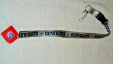 Football Dallas Cowboys NFL Lanyard 22" Key Chain ID Holder NWT