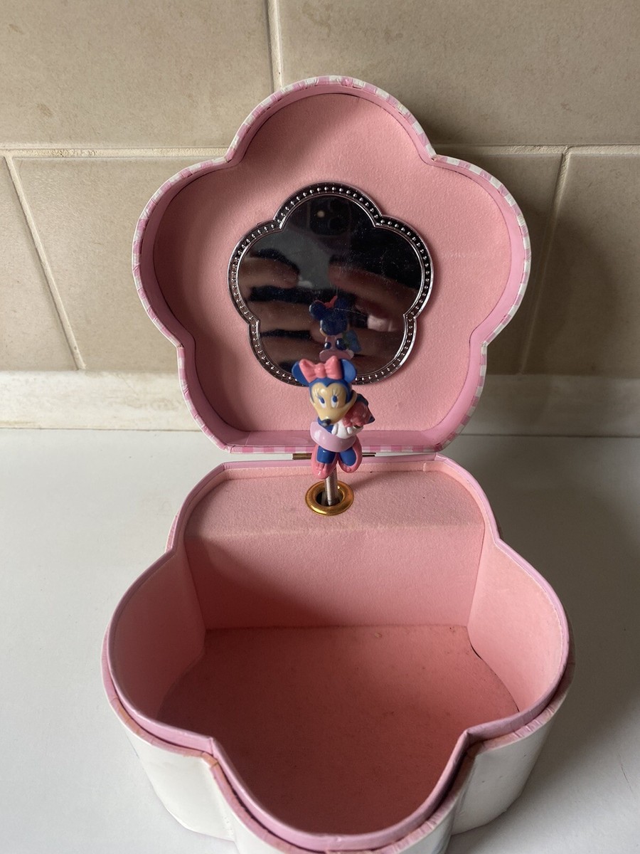 Vintage Disneyland Paris Minnie Mouse Musical Jewellery Box UK