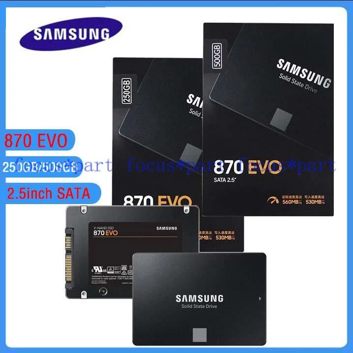  SAMSUNG 870 EVO SATA SSD 500GB 2.5” Internal Solid