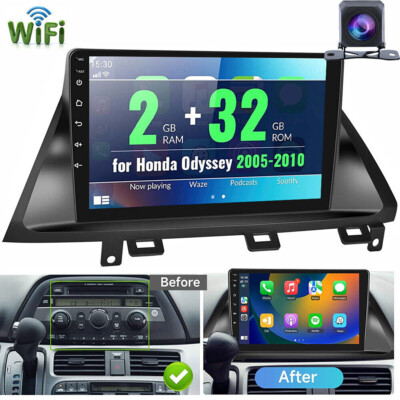 For Honda Odyssey 2005-2010 Android 12 Car Stereo Radio Carplay GPS BT Navi WIFI