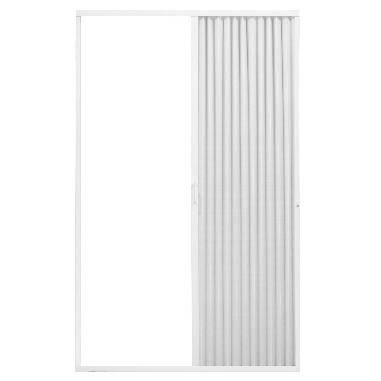 RV Shower Doors RV Pleated Folding Shower Doors (White) 36"X 57" RecPro