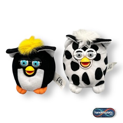 McDonalds Furby Happy Meal 2000 Sammelfiguren 2er Set - Tiger Electronics Plüsch
