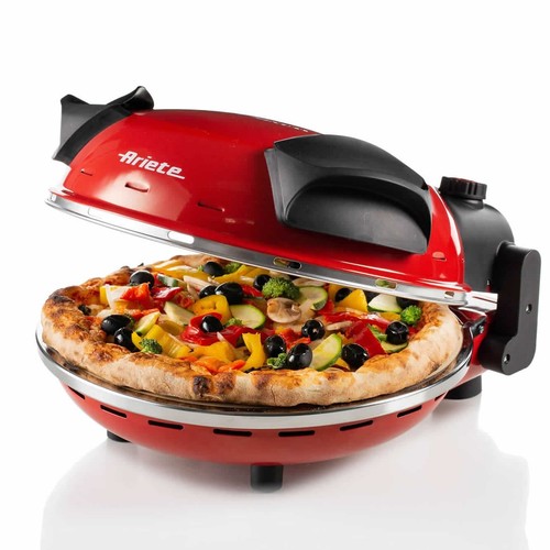 Ariete Pizza in 4 minuti 909 rosso Forno elettrico pietra refrattaria | eBay