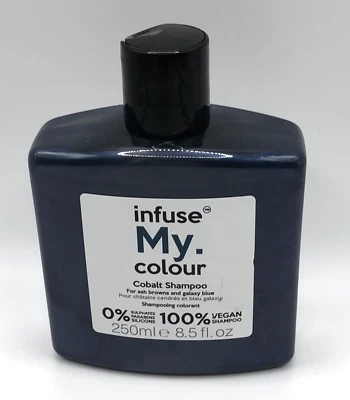 Infuse My. Colour Cobalt Shampoo 250ml for Ash Browns and Galaxy Blue