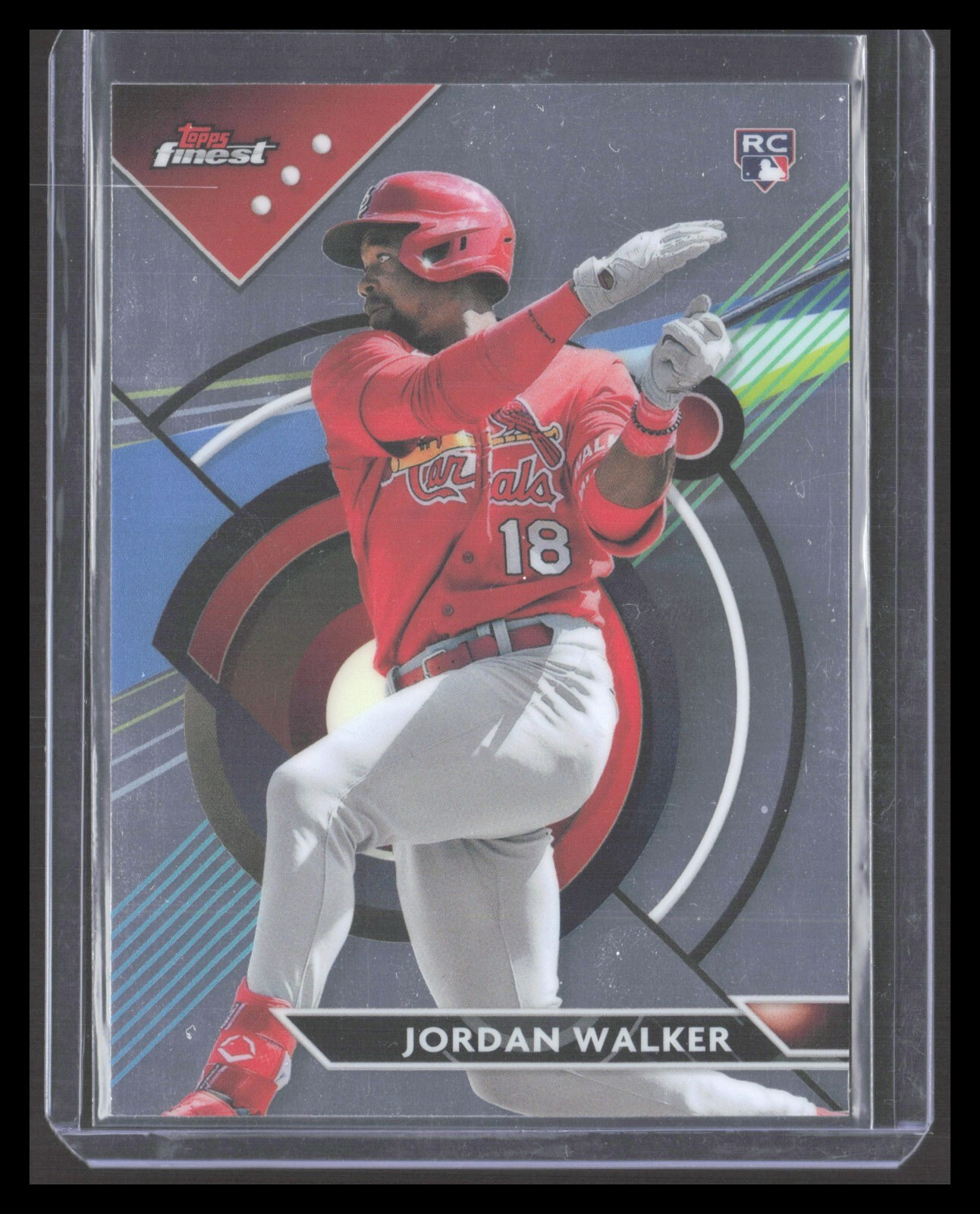 2023 Topps Finest JORDAN WALKER Base #60 Rookie RC Cardinals RAFI