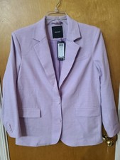 Vero Moda Thuytroian Orchid Bloom Lilac Classic Blazer Size 4 10289110 NEW