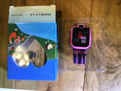 LDB Kids Smart Watch Phone, LBS Tracker Waterproof Smartwatch Pink UK