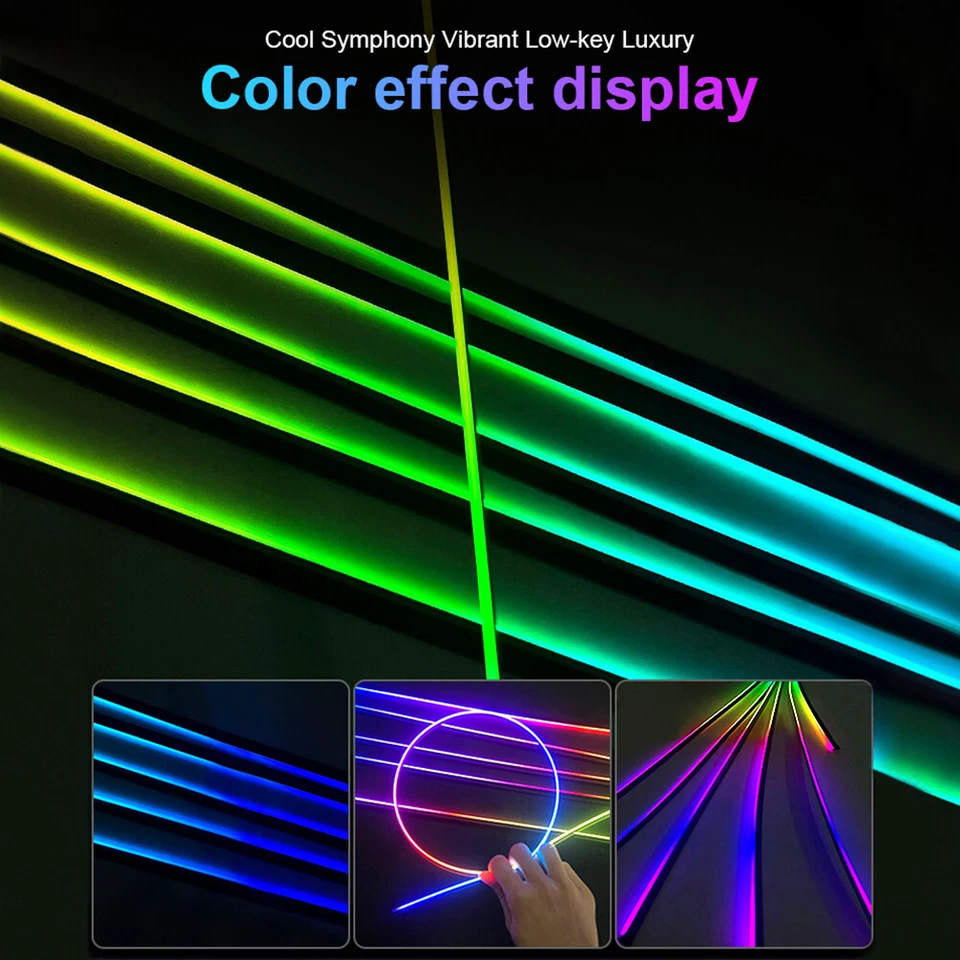 Full LED Bead Symphony Dream Car Interior Ambient Lighting Wireless 18in1 Kit  - Image 3 of 4