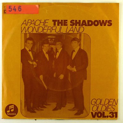 7" Single - The Shadows - Apache / Wonderful Land - S2207 - Lavato E ...