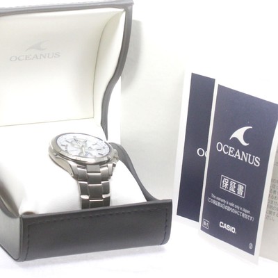 CASIO Oceanus OCW-T1000-7AJF White Dial Solar Powered Radio Men