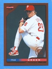 1996 Score Dugout Collection Artist's Proof #A37 Tyler Green Phillies