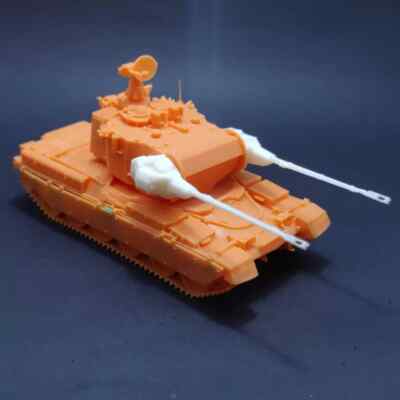  3D Printed 1/72 /144/87  British Chieftain Marksman Anti-Aircraft Gun Model Kit