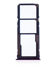 Replacement Dual Sim Card Tray Compatible For Xiaomi Redmi 7 / 7 Pro Lunar Red 