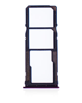 Replacement Dual Sim Card Tray Compatible For Xiaomi Redmi 7 / 7 Pro (Lunar Red)