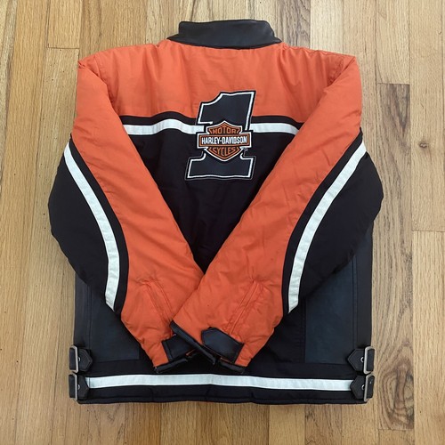 Chaqueta Harley Davidson HD Moto Haddad Cremallera Acolchada M 12/14 - Imagen 7 de 9