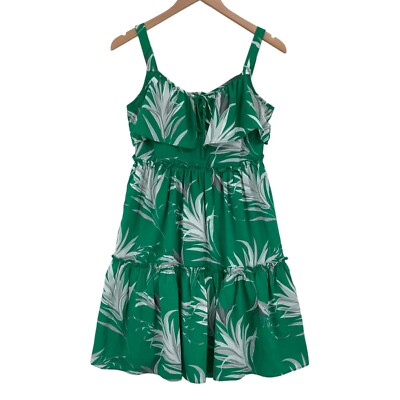 green emerald velvet dress Rebecca Taylor main image 1