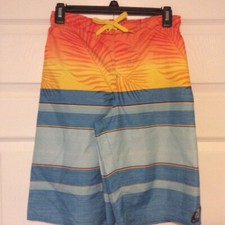 Laguna Boys Blue Atoll Swim Trunks M NWT