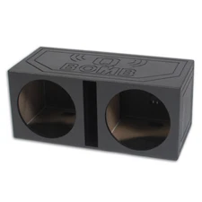 QPower QBOMB Dual 15″ 15 inch Slot Ported Vented Empty Sub Woofer Enclosure Box