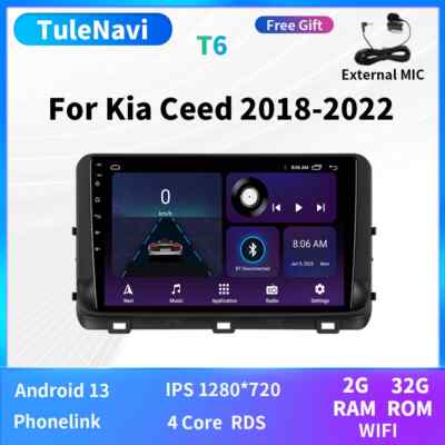 For Kia Ceed 3 Video Player Intelligent System Car Radio GPS Navigation Screen