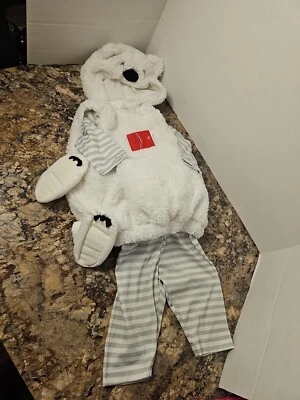 Wondershop At Target Polar Bear Infant 4-Pc Halloween Costume 0-6 Months - Image 1 of 4