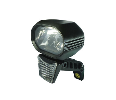 LED E-Bike Scheinwerfer 150 LUX 450 Lumen MATRIX FL150 Aluminium Gabel-Halterung