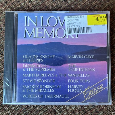   CD: IN LOVING MEMORY 1995 THE SUPREMES, TEMPTATIONS, SMOKEY ROBINSON 