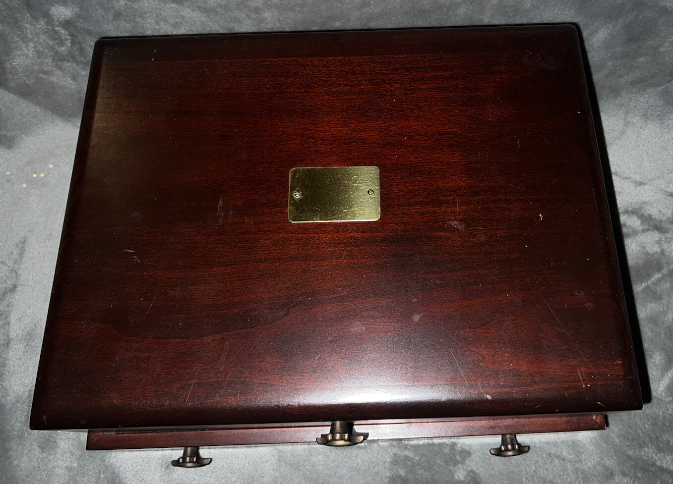 Reed & Barton Mirrorstele Silverware 55 Piece With Antitarnish Storage