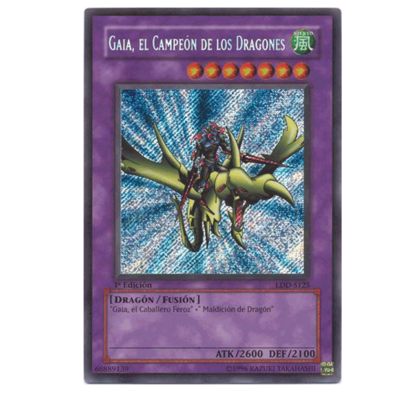 Gaia, El Campeon de los Dragones LDD-S125 Secret Rare 1st Edition